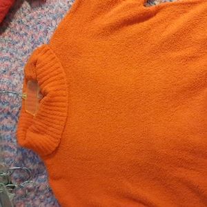 Orange sweater